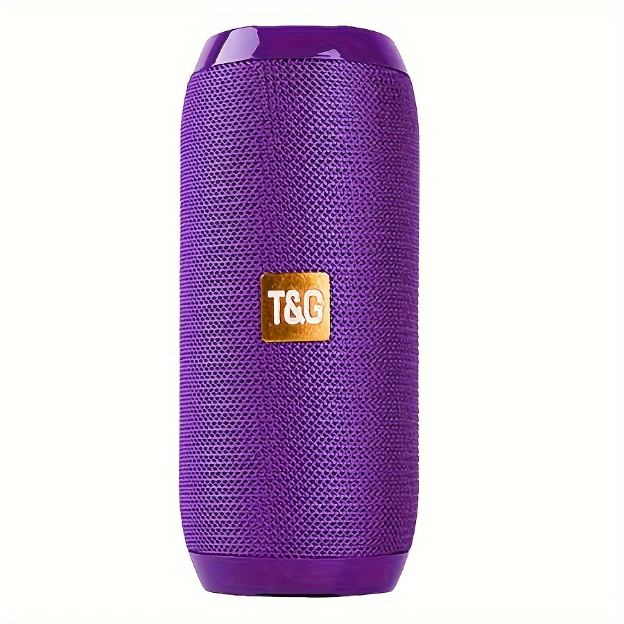 TG117 Portable Wireless Speaker, TWS Stereo, Built - In Mic For Calls - FM Radio, TF Card, USB Playback