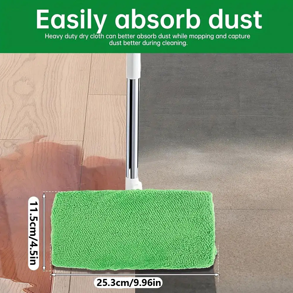 4/ 40pcs Premium Microfiber Sweeper Mop Pads - Reusable and Washable Dry