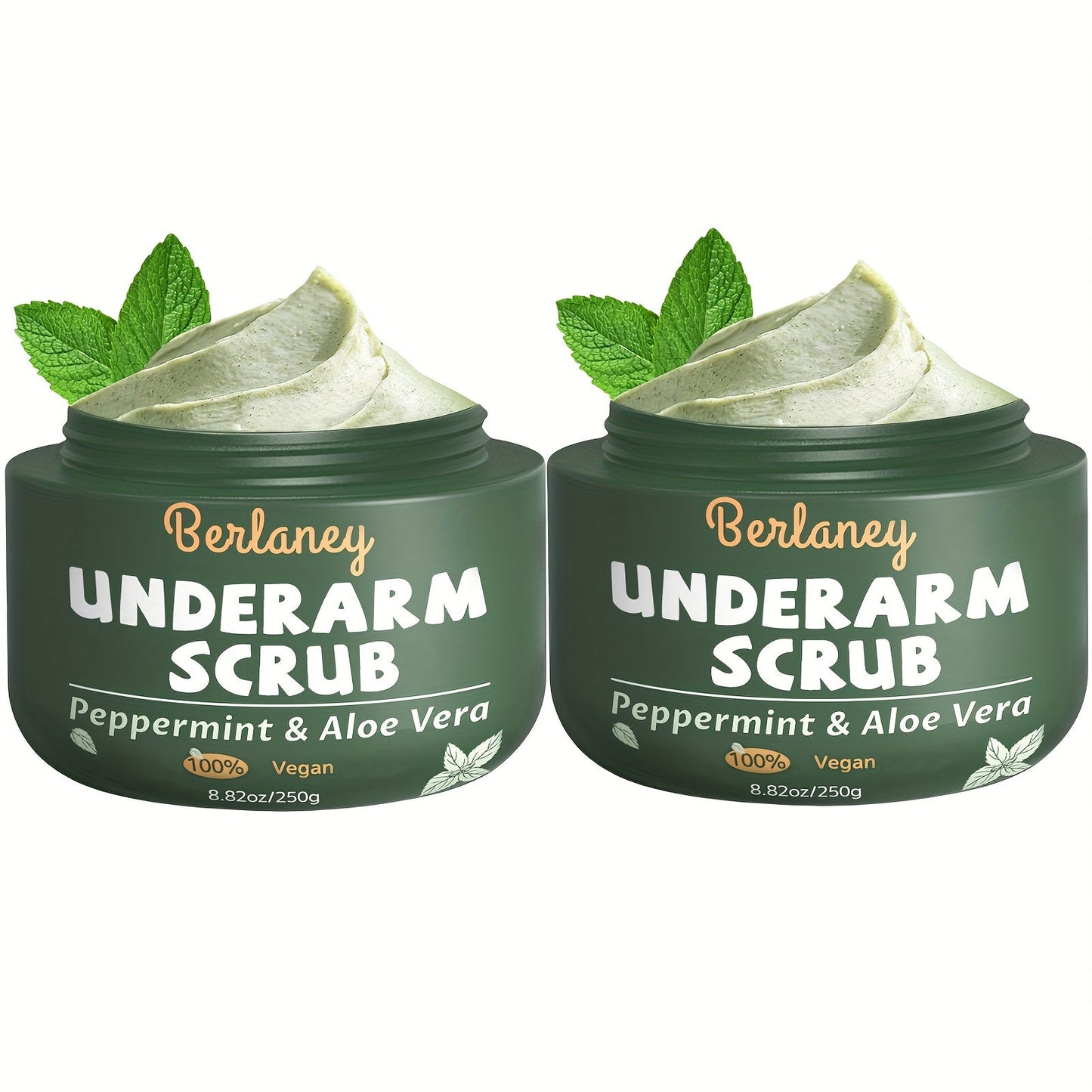 Armpit And Body Scrub - Rich In Walnut, Aloe And Peppermint Extracts