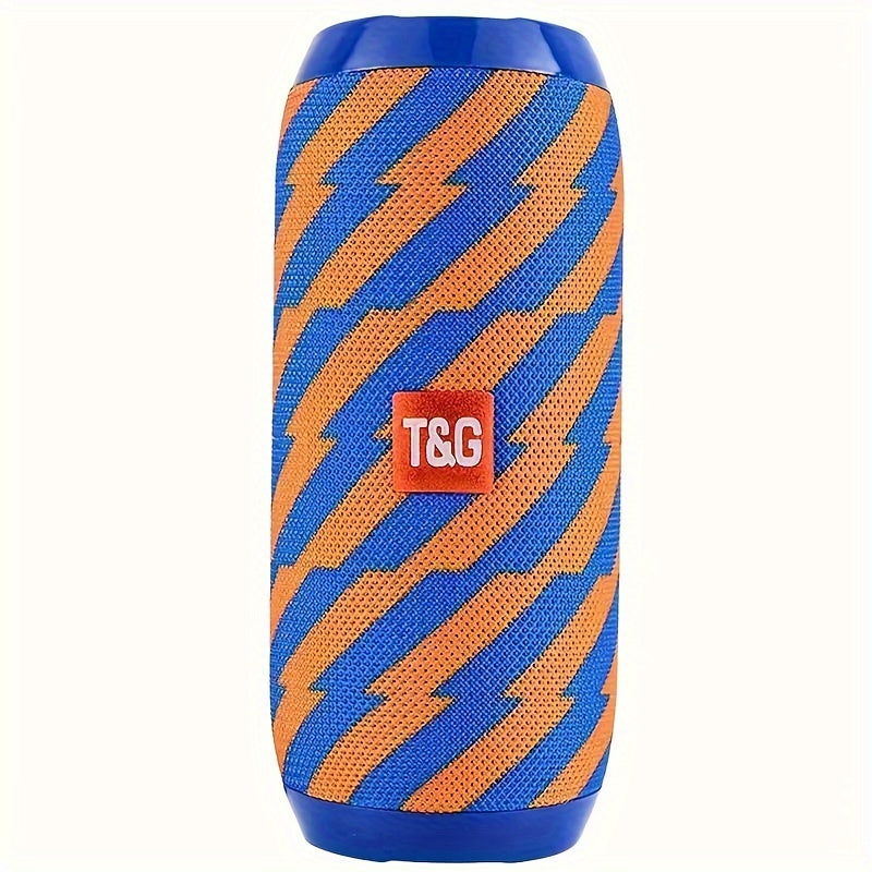 TG117 Portable Wireless Speaker, TWS Stereo, Built - In Mic For Calls - FM Radio, TF Card, USB Playback