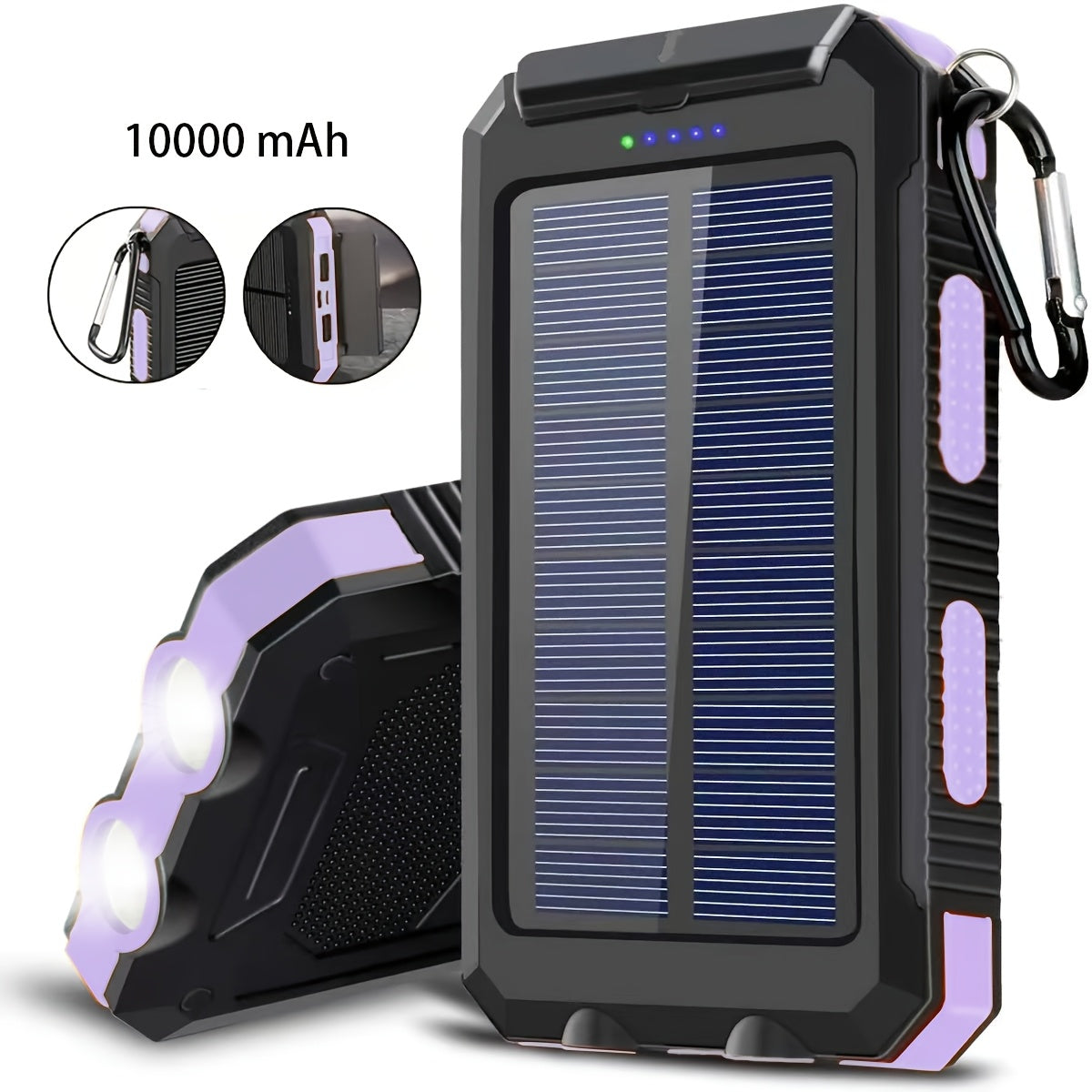 10000 mAh Solar Mobile Power Bank