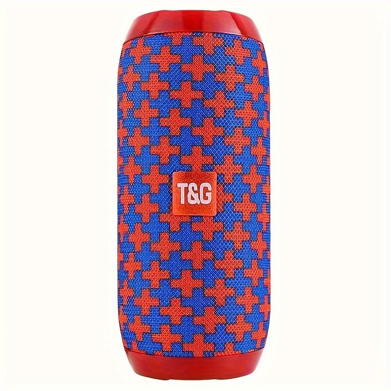TG117 Portable Wireless Speaker, TWS Stereo, Built - In Mic For Calls - FM Radio, TF Card, USB Playback