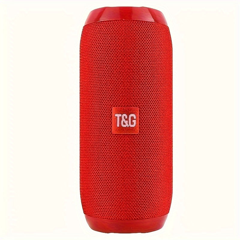 TG117 Portable Wireless Speaker, TWS Stereo, Built - In Mic For Calls - FM Radio, TF Card, USB Playback