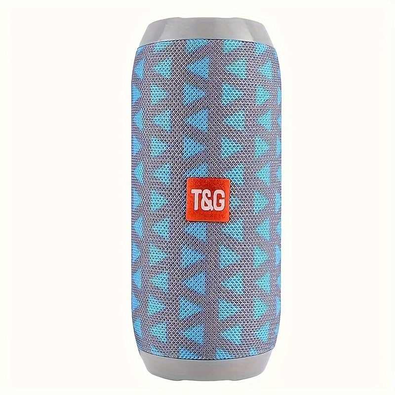 TG117 Portable Wireless Speaker, TWS Stereo, Built - In Mic For Calls - FM Radio, TF Card, USB Playback
