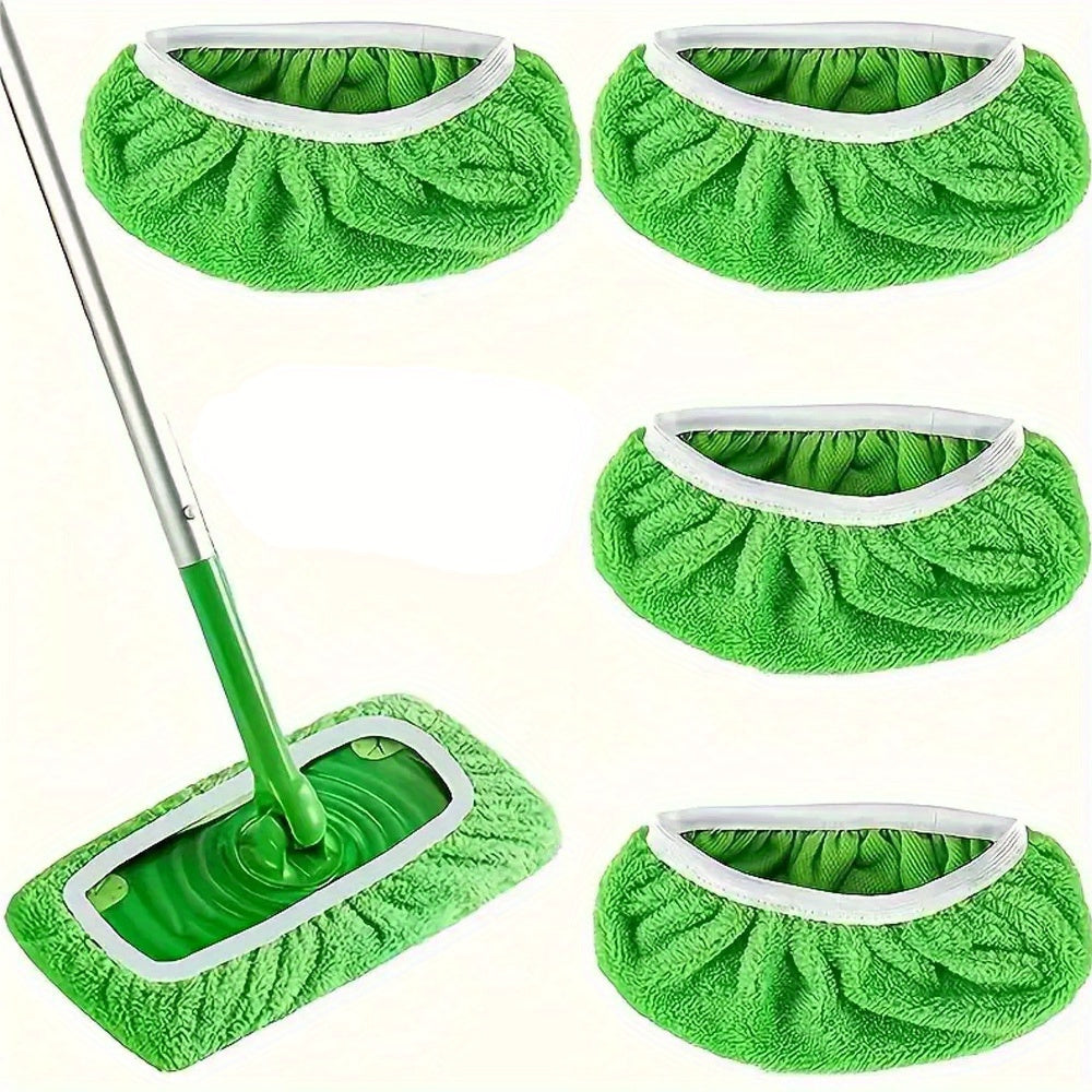 4/ 40pcs Premium Microfiber Sweeper Mop Pads - Reusable and Washable Dry