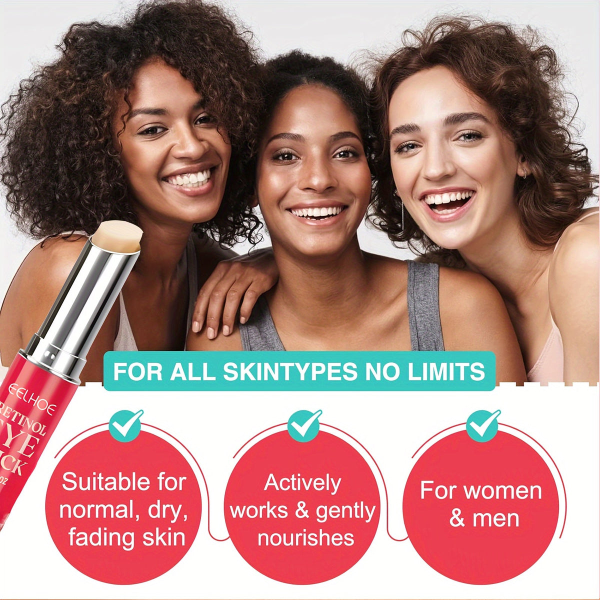 Intensive Retinol Eye Cream Sticks - Firming and Smoothing 0.11oz