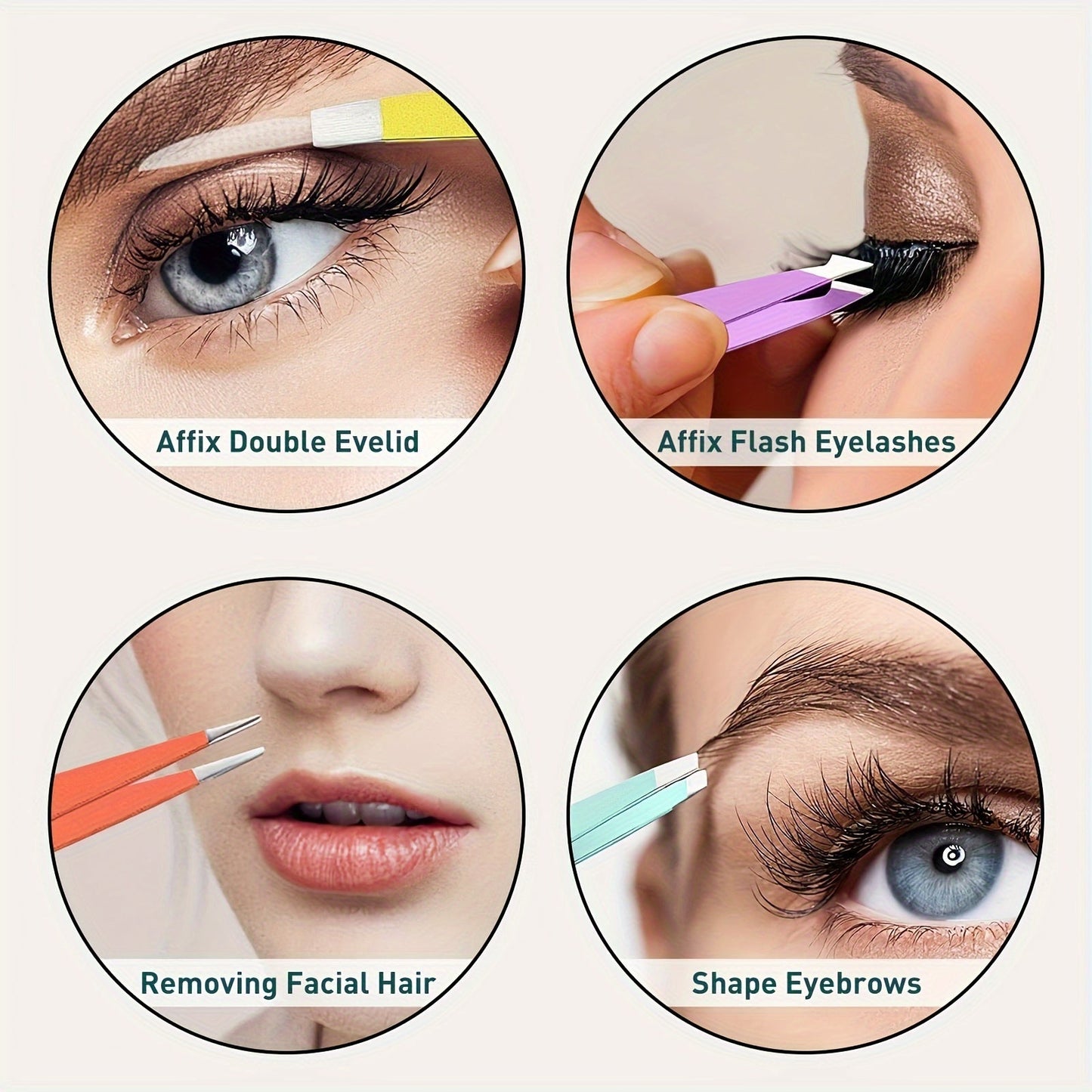 Tweezers Kit For Eyebrows