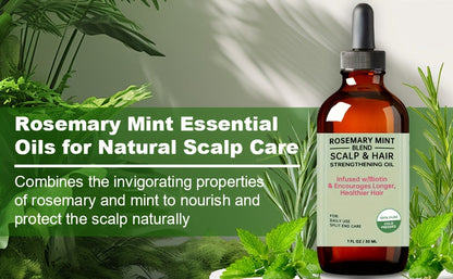 Rosemary Essential Oil, Premium Essential Oil for Hair Care,  1 FL. OZ./ 30 mL