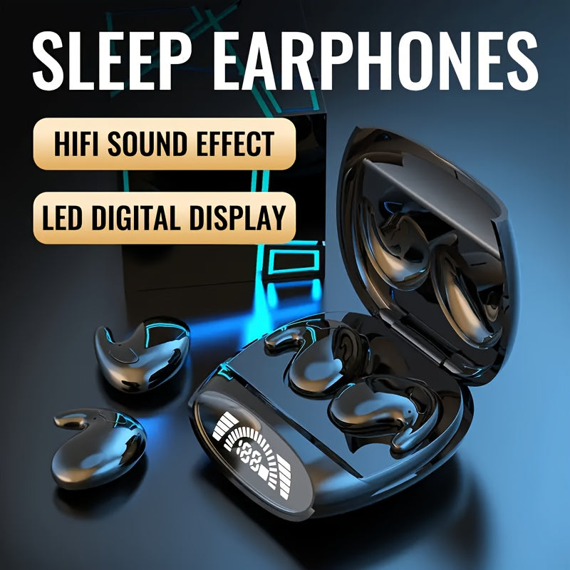 Invisible Sleeping Headphones, Shallow Earmuff Design, Side Sleeping Earplugs, Comfortable, Excellent Sound Quality