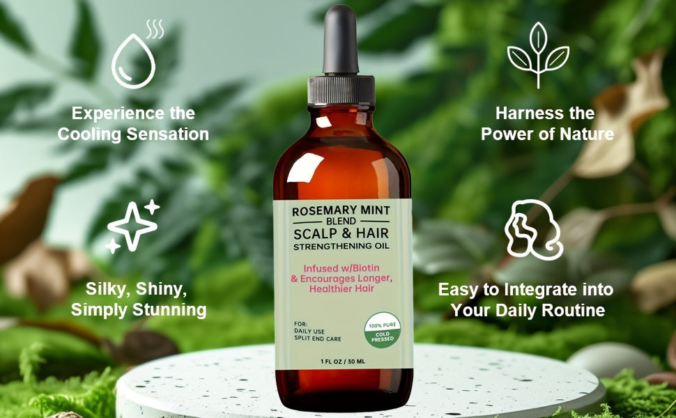Rosemary Essential Oil, Premium Essential Oil for Hair Care,  1 FL. OZ./ 30 mL