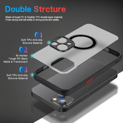 Luxury Matte Magnetic Wireless Charging Phone Case