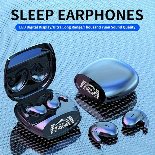 Invisible Sleeping Headphones, Shallow Earmuff Design, Side Sleeping Earplugs, Comfortable, Excellent Sound Quality