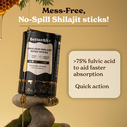 Pure Himalayan Shilajit Honey Sticks