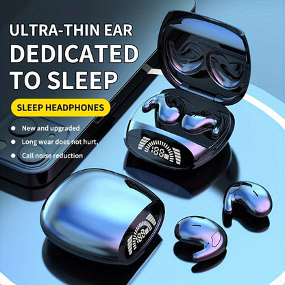 Invisible Sleeping Headphones, Shallow Earmuff Design, Side Sleeping Earplugs, Comfortable, Excellent Sound Quality