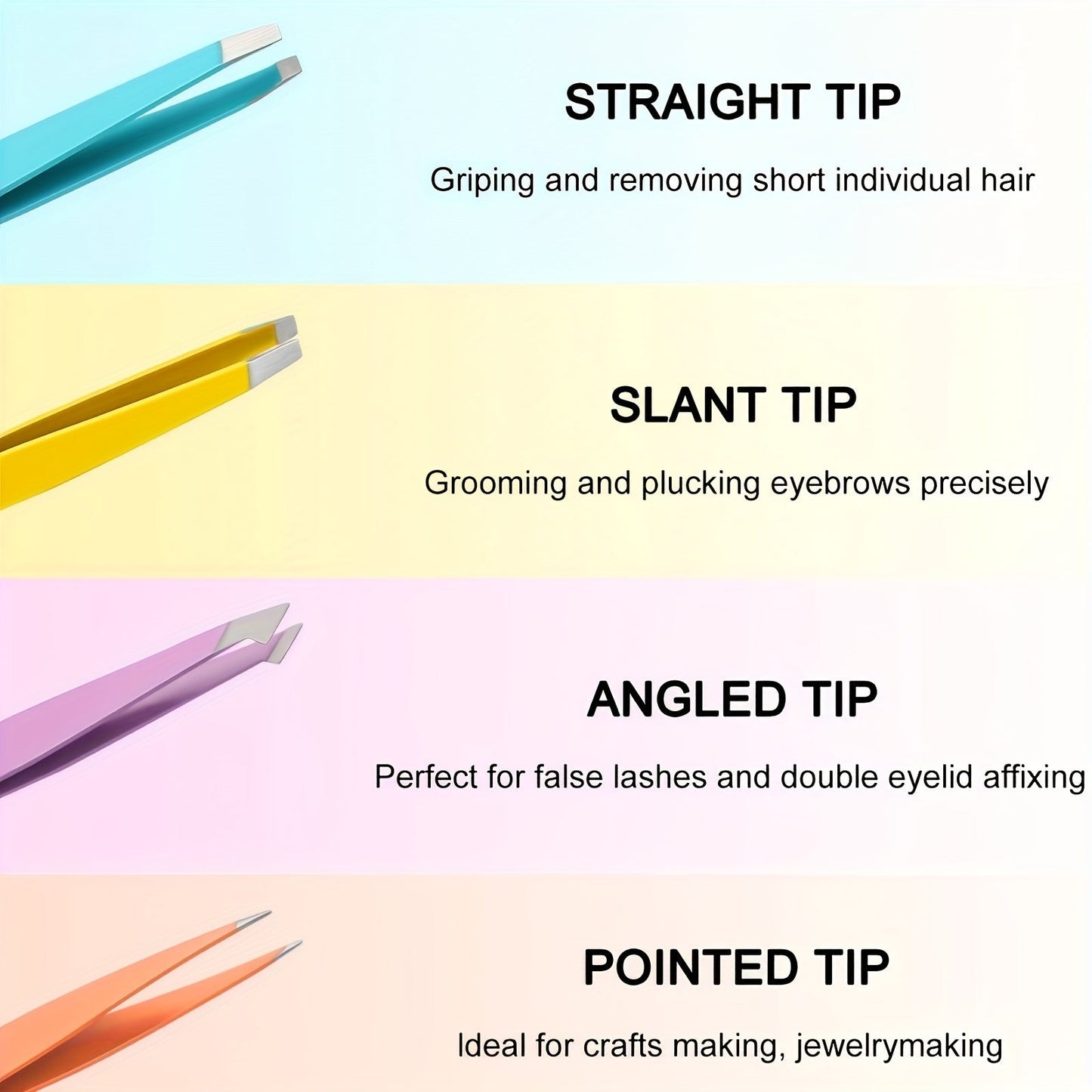 Tweezers Kit For Eyebrows
