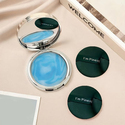 Long-Lasting Candy Bell Face Powder Compact Soft Matte Finish
